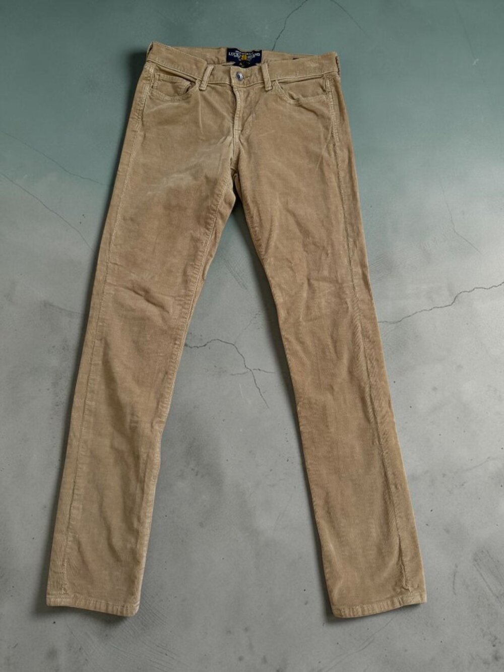 LUCKY BRAND Tan Corduroy Sweet n Straight Pants Size US 4